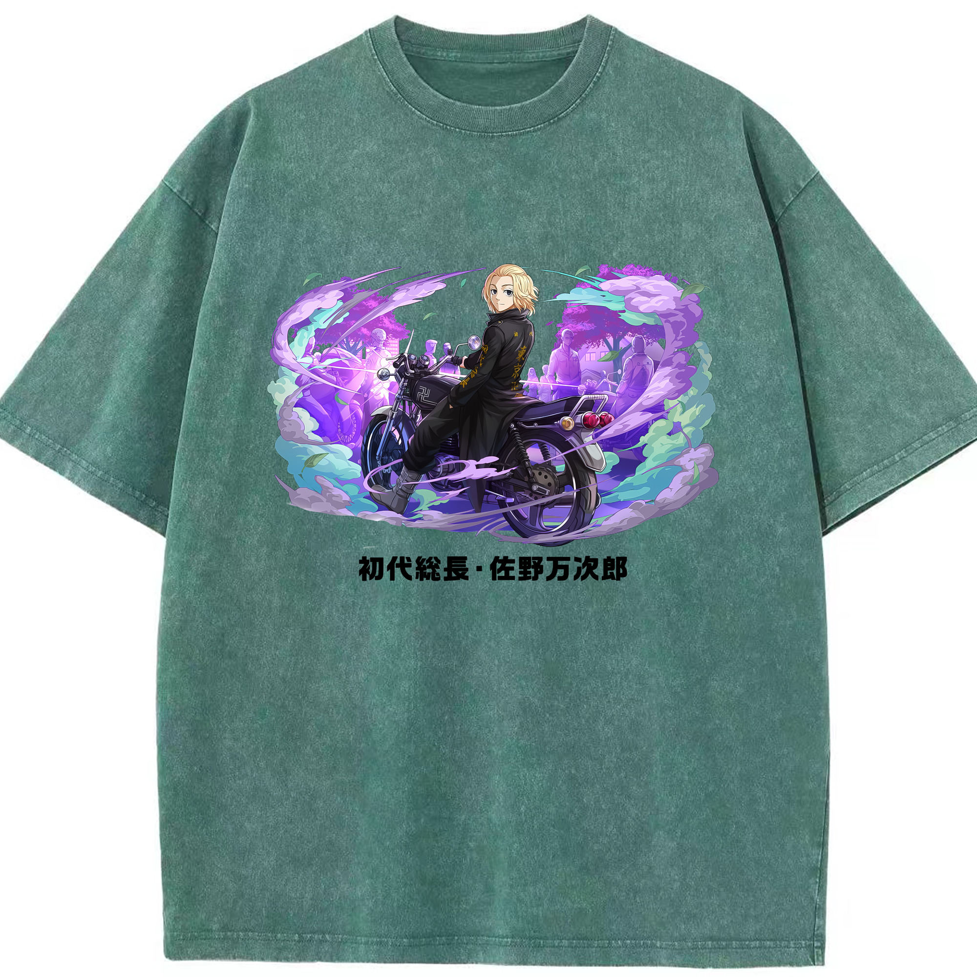 （画像用） 東京リベンジャーズ Tokyo Revengers 綿100% ヴィンテージ風 半袖Tシャツ（フロントプリント）